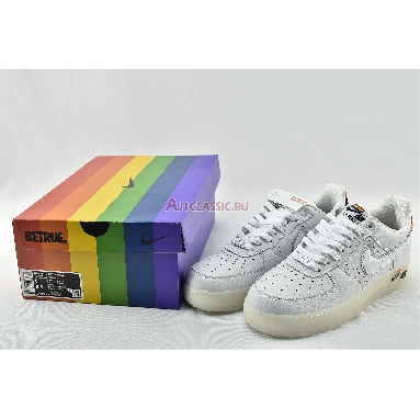 Nike Air Force 1 Low BeTrue CV0258-100 White/Multi-Color/White Mens Womens Shoes