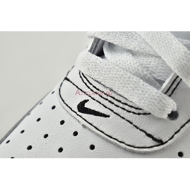 Nike Air Force 1 Low 07 Contrast Stitch CV1724-104 White/Black-White Sneakers