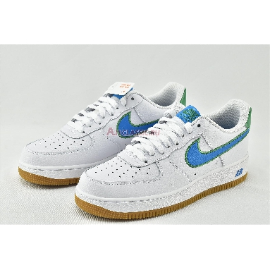 Nike Air Force 1 Low White Bright Blue Green DA4660-100 White/Blue/Green Mens Womens Shoes