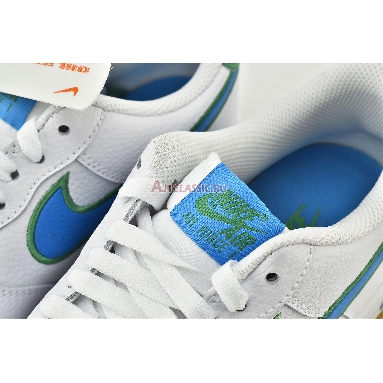 Nike Air Force 1 Low White Bright Blue Green DA4660-100 White/Blue/Green Mens Womens Shoes