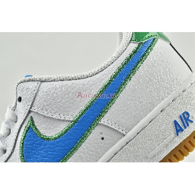 Nike Air Force 1 Low White Bright Blue Green DA4660-100 White/Blue/Green Mens Womens Shoes