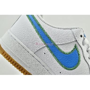 Nike Air Force 1 Low White Bright Blue Green DA4660-100 White/Blue/Green Mens Womens Shoes