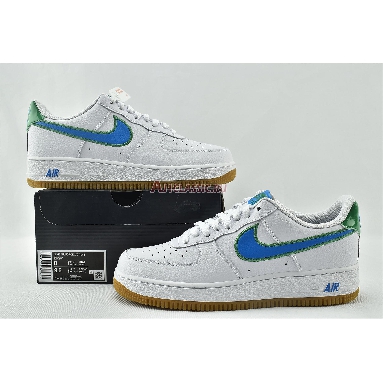 Nike Air Force 1 Low White Bright Blue Green DA4660-100 White/Blue/Green Mens Womens Shoes