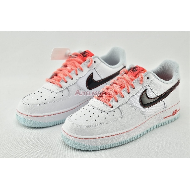 Nike Wmns Air Force 1 07 LV8 GS White Atomic Pink DD7709-100 White/Flash Crimson/Atomic Pink/Black Mens Womens Shoes