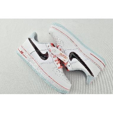 Nike Wmns Air Force 1 07 LV8 GS White Atomic Pink DD7709-100 White/Flash Crimson/Atomic Pink/Black Mens Womens Shoes