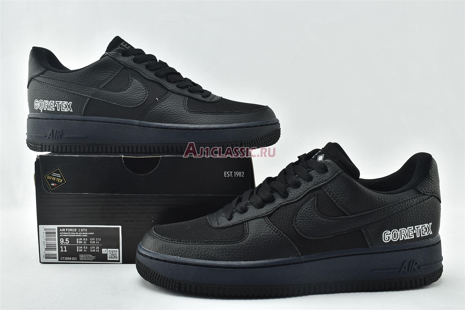 New Nike Air Force 1 GTX "Anthracite Grey" CT2858-001 Shoes