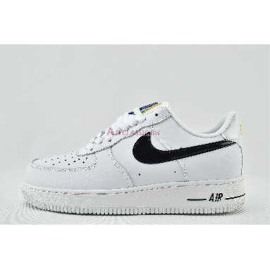 Nike Air Force 1 Low SE White CI3446-100 White/Laser Orange-Racer Blue-Black Mens Womens Shoes