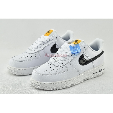 Nike Air Force 1 Low SE White CI3446-100 White/Laser Orange-Racer Blue-Black Mens Womens Shoes