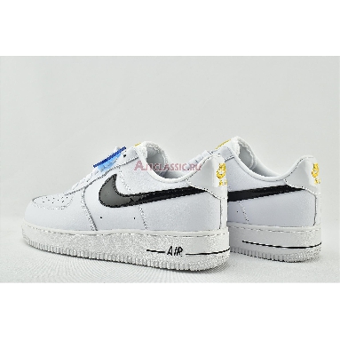 Nike Air Force 1 Low SE White CI3446-100 White/Laser Orange-Racer Blue-Black Mens Womens Shoes