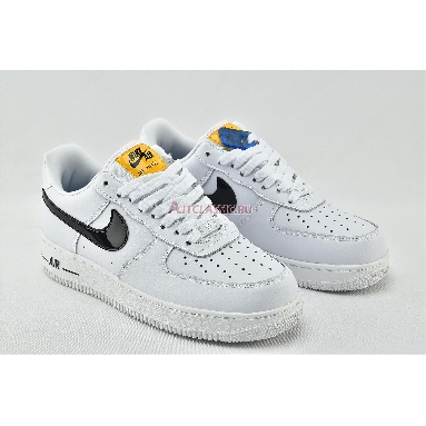 Nike Air Force 1 Low SE White CI3446-100 White/Laser Orange-Racer Blue-Black Mens Womens Shoes