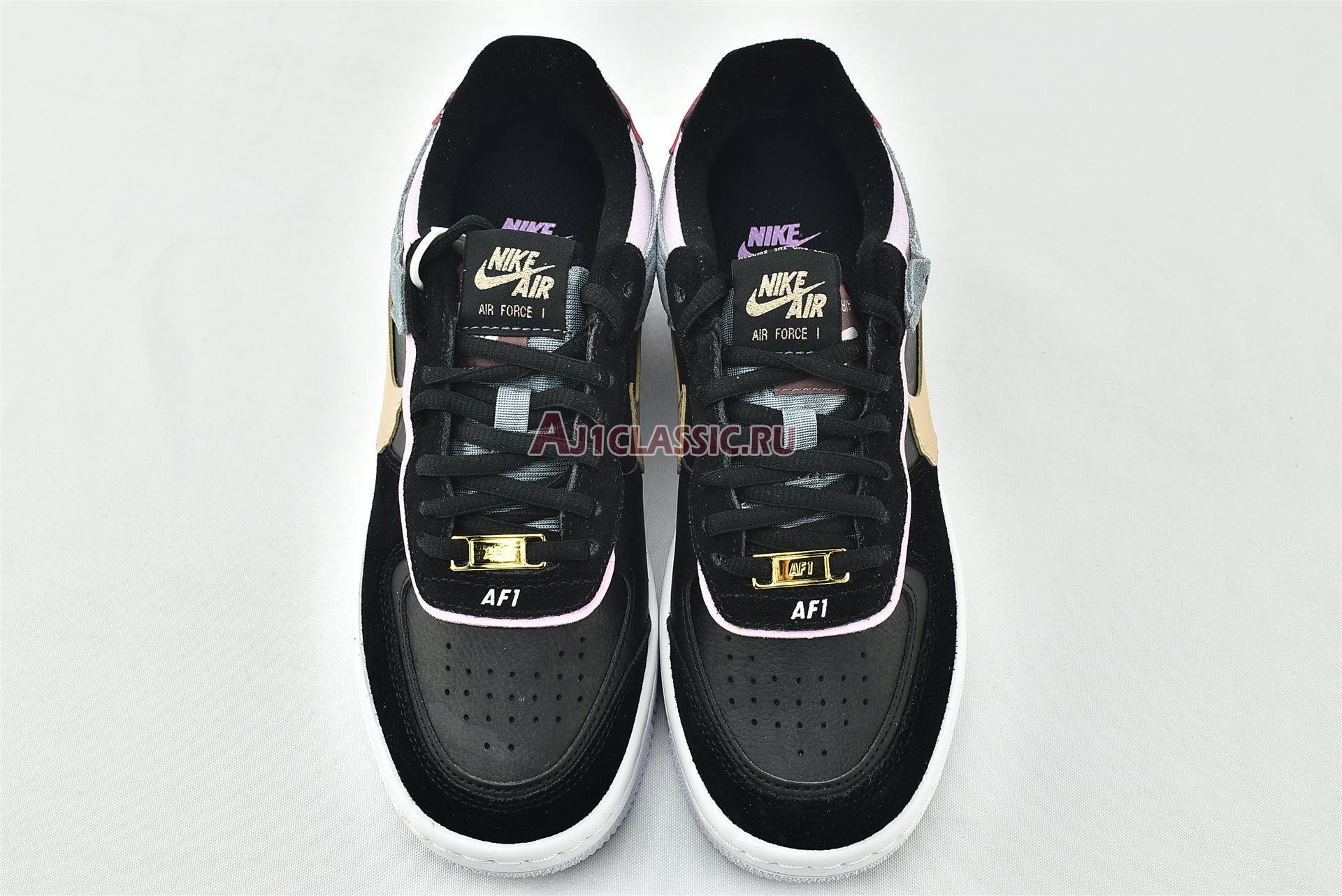 New Nike Wmns Air Force 1 Shadow "Black Light Arctic Pink" CU5315-001 Shoes