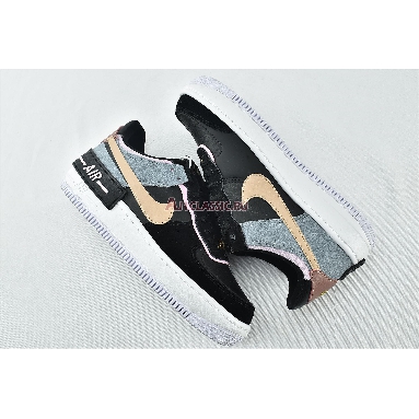 Nike Wmns Air Force 1 Shadow Black Light Arctic Pink CU5315-001 Black/Light Arctic Pink/Claystone Red/Metallic Red Bronze Mens Womens Shoes