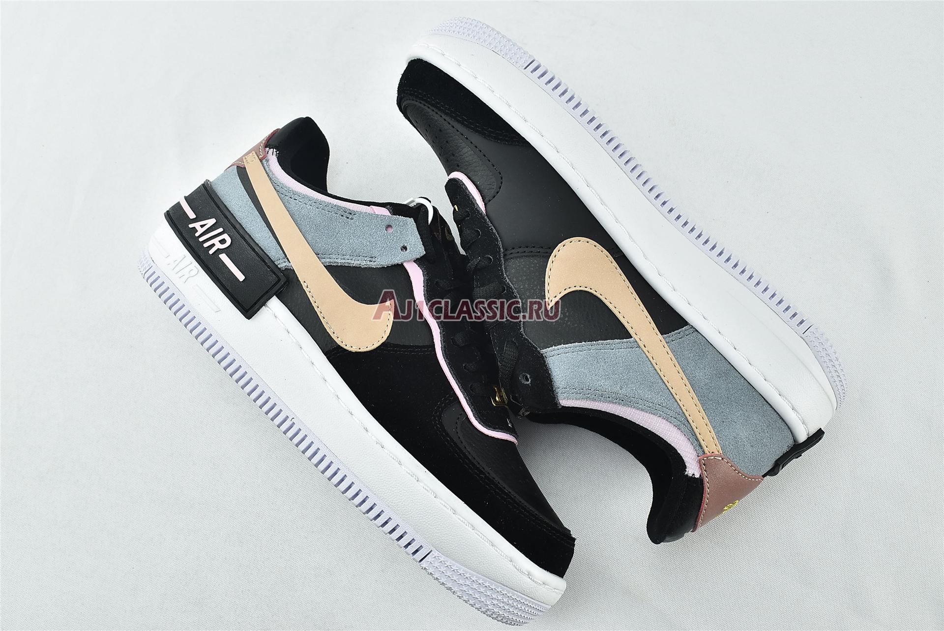 New Nike Wmns Air Force 1 Shadow "Black Light Arctic Pink" CU5315-001 Shoes