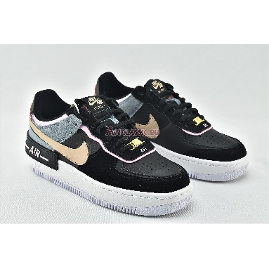 Nike Wmns Air Force 1 Shadow Black Light Arctic Pink CU5315-001 Black/Light Arctic Pink/Claystone Red/Metallic Red Bronze Mens Womens Shoes