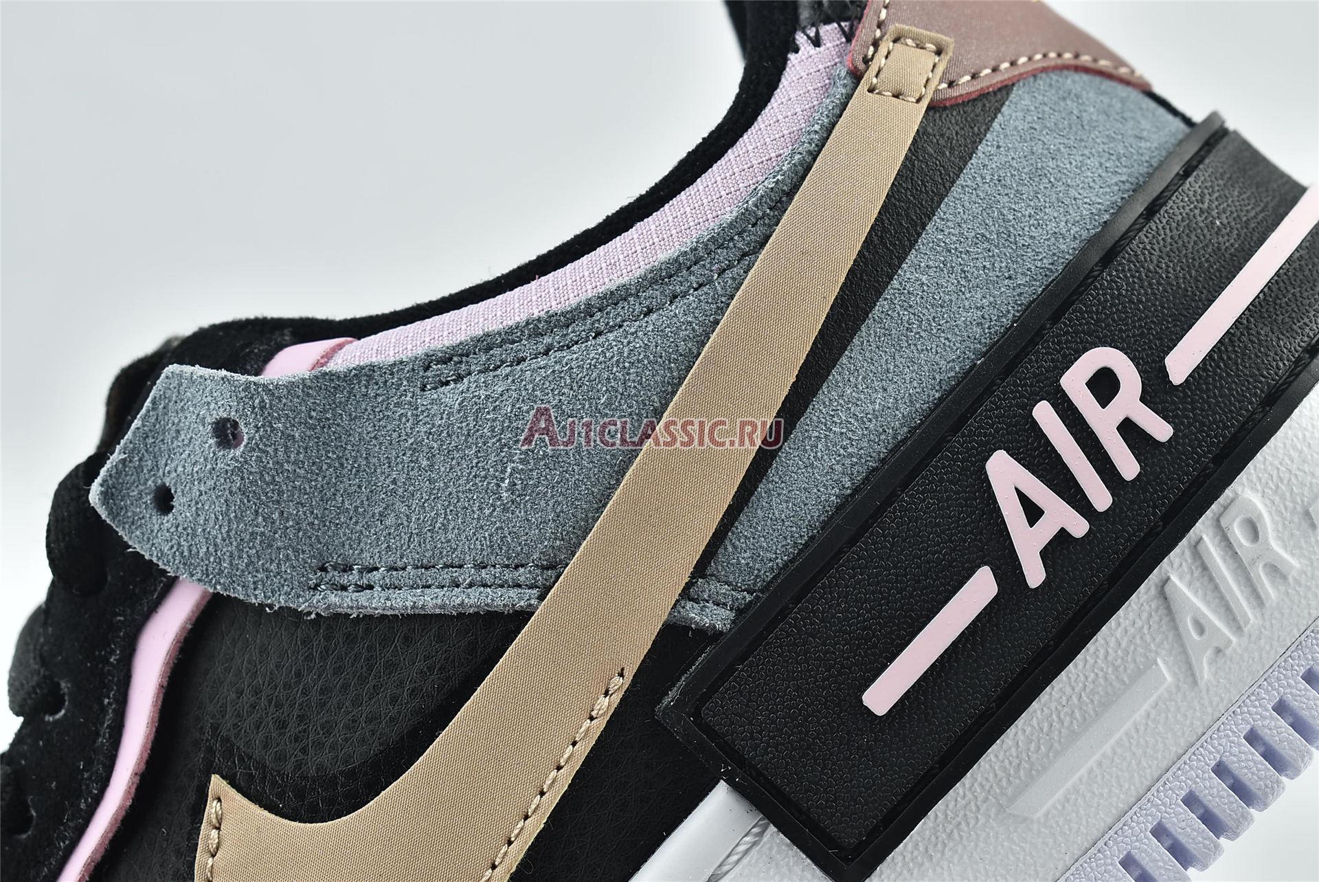 New Nike Wmns Air Force 1 Shadow "Black Light Arctic Pink" CU5315-001 Shoes