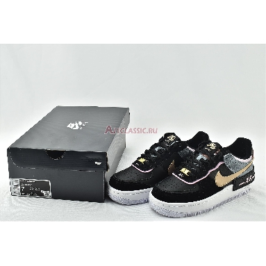 Nike Wmns Air Force 1 Shadow Black Light Arctic Pink CU5315-001 Black/Light Arctic Pink/Claystone Red/Metallic Red Bronze Mens Womens Shoes