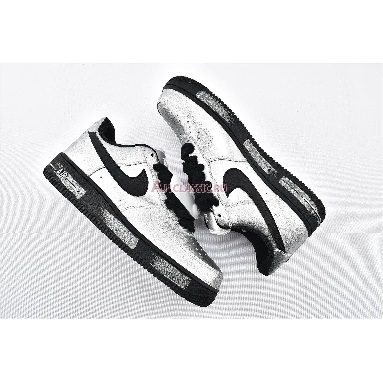 PEACEMINUSONE x Nike Air Force 1 Low Para-noise AQ3692-100 Black/Silver Mens Womens Shoes