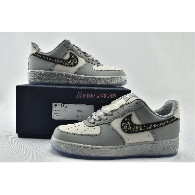 Dior x Nike Air Force 1 Low 1086682-4227 Wolf Grey/Sail/Photon Dust/White Mens Womens Shoes