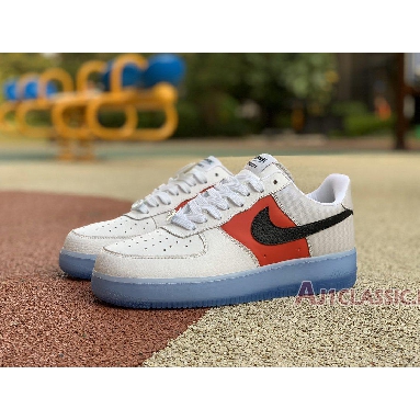 Nike Air Force 1 07 LV8 EMB Icy Soles - University Red CT2295-110 White/Black/Vast Grey/University Red Mens Womens Shoes