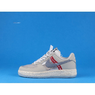 Nike Air Force 1 Low 07 Upstep Grey CT2253-100 Grey/Red Mens Womens Shoes