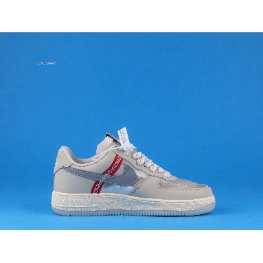 Nike Air Force 1 Low 07 Upstep Grey CT2253-100 Grey/Red Mens Womens Shoes