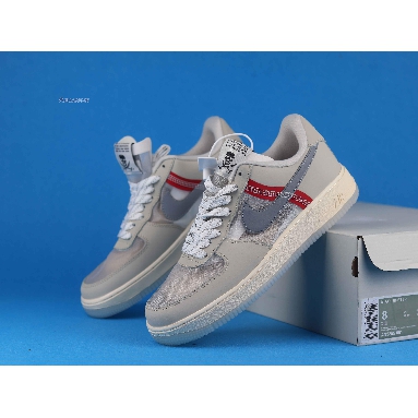 Nike Air Force 1 Low 07 Upstep Grey CT2253-100 Grey/Red Mens Womens Shoes