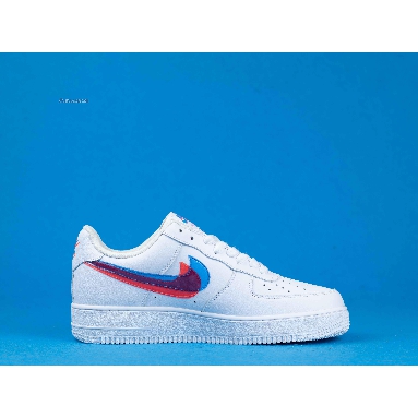 Nike Air Force 1 LV8 KSA GS 3D Glasses BV2551-100 White/Blue Hero/Bright Crimson Mens Womens Shoes