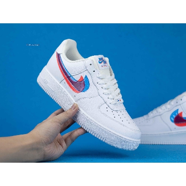 Nike Air Force 1 LV8 KSA GS 3D Glasses BV2551-100 White/Blue Hero/Bright Crimson Mens Womens Shoes