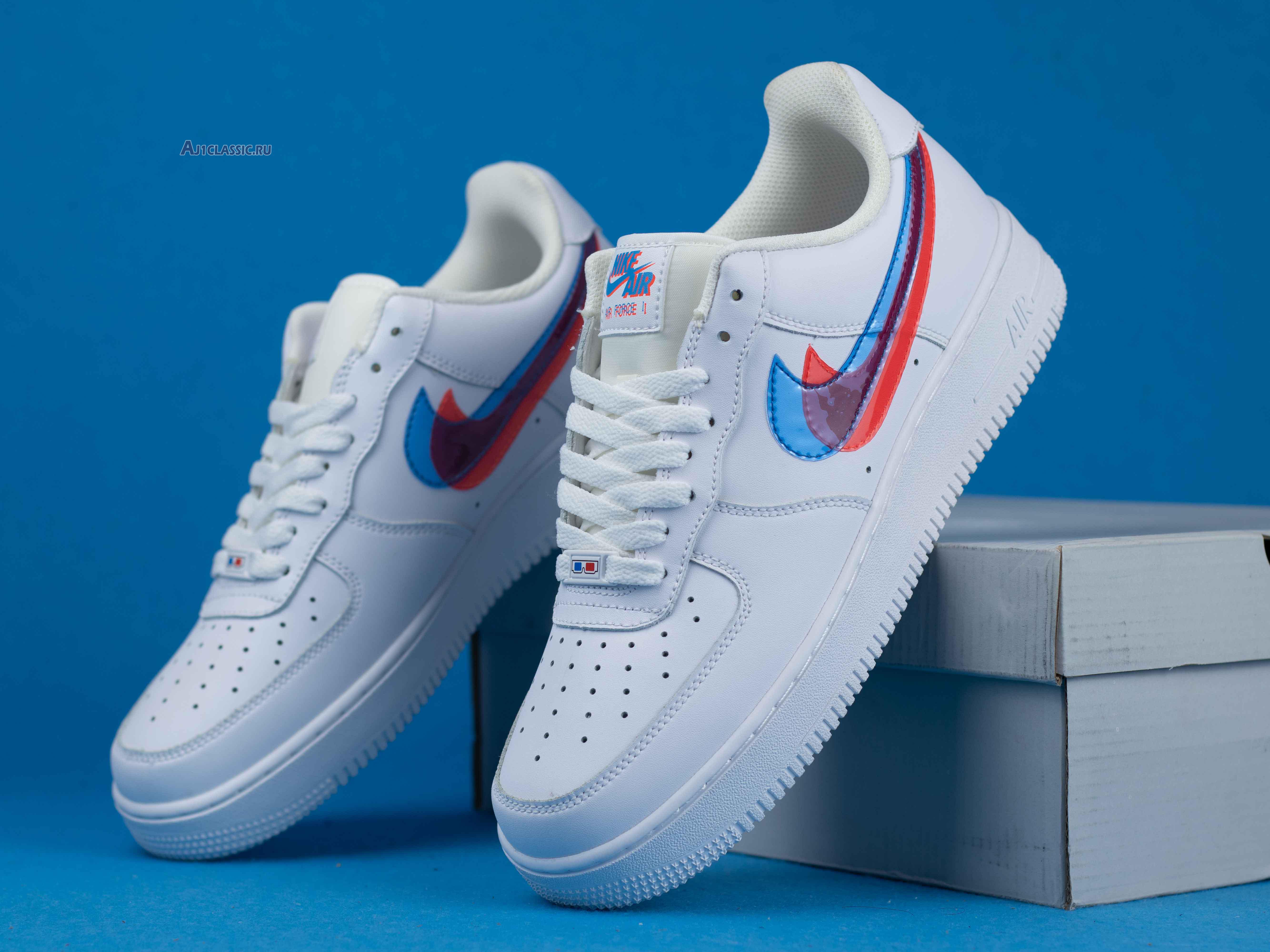 New Nike Air Force 1 LV8 KSA GS "3D Glasses" BV2551-100 Shoes