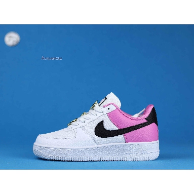 Nike Wmns Air Force 1 Low SE Basketball Pins AA0287-107 White/Black-China Rose Mens Womens Shoes