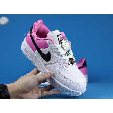 Nike Wmns Air Force 1 Low SE Basketball Pins AA0287-107 White/Black-China Rose Mens Womens Shoes