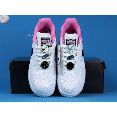 Nike Wmns Air Force 1 Low SE Basketball Pins AA0287-107 White/Black-China Rose Sneakers