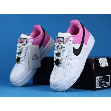 Nike Wmns Air Force 1 Low SE Basketball Pins AA0287-107 White/Black-China Rose Mens Womens Shoes