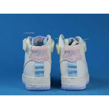 Nike Air Force 1 High Utility Force is Female CQ4810-111 White/Pink/Purple/Green/Sail Sneakers