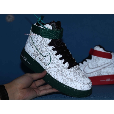 Nike Air Force 1 High 07 LV8 China Hoop Dreams CK4581-110 Reflective Silver/Green/Red Mens Womens Shoes