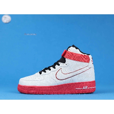 Nike Air Force 1 High 07 LV8 China Hoop Dreams CK4581-110 Reflective Silver/Green/Red Mens Womens Shoes