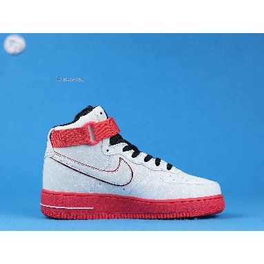 Nike Air Force 1 High 07 LV8 China Hoop Dreams CK4581-110 Reflective Silver/Green/Red Mens Womens Shoes