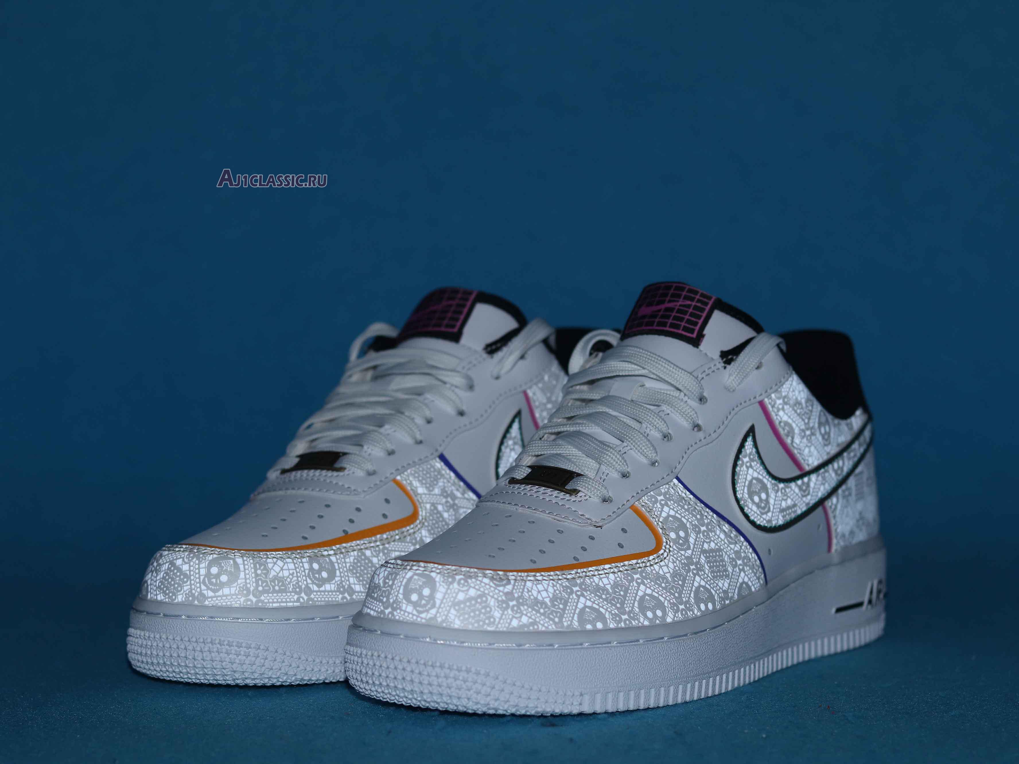 New Nike Air Force 1 Low "Day of the Dead" CT1138-100 Shoes