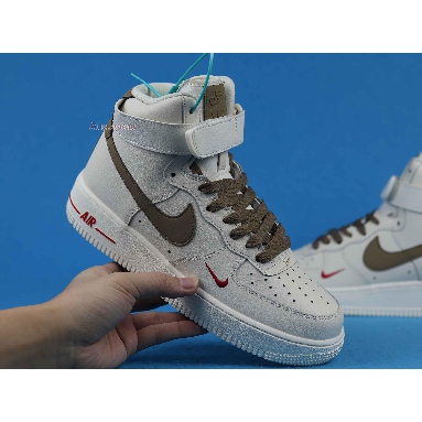 Nike Air Force 1 High 07 Yohood 808788-995 Rice White/Rice Blanc/Brown Mens Womens Shoes