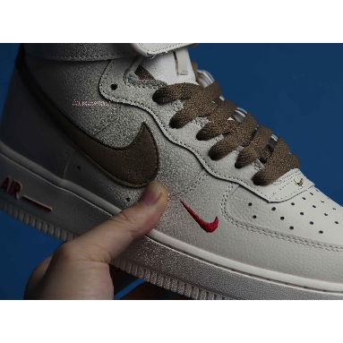 Nike Air Force 1 High 07 Yohood 808788-995 Rice White/Rice Blanc/Brown Mens Womens Shoes