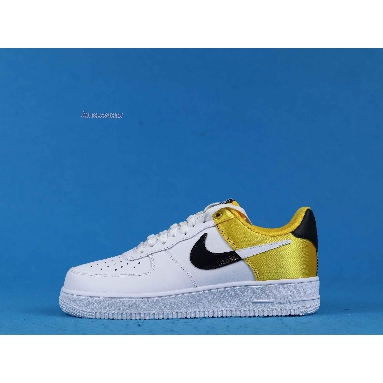 Nike NBA x Air Force 1 07 LV8 Amarillo BQ4420-700 Amarillo/Black/White/White Mens Womens Shoes