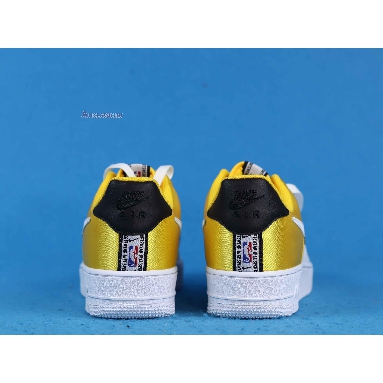 Nike NBA x Air Force 1 07 LV8 Amarillo BQ4420-700 Amarillo/Black/White/White Mens Womens Shoes