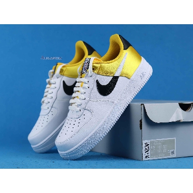 Nike NBA x Air Force 1 07 LV8 Amarillo BQ4420-700 Amarillo/Black/White/White Mens Womens Shoes