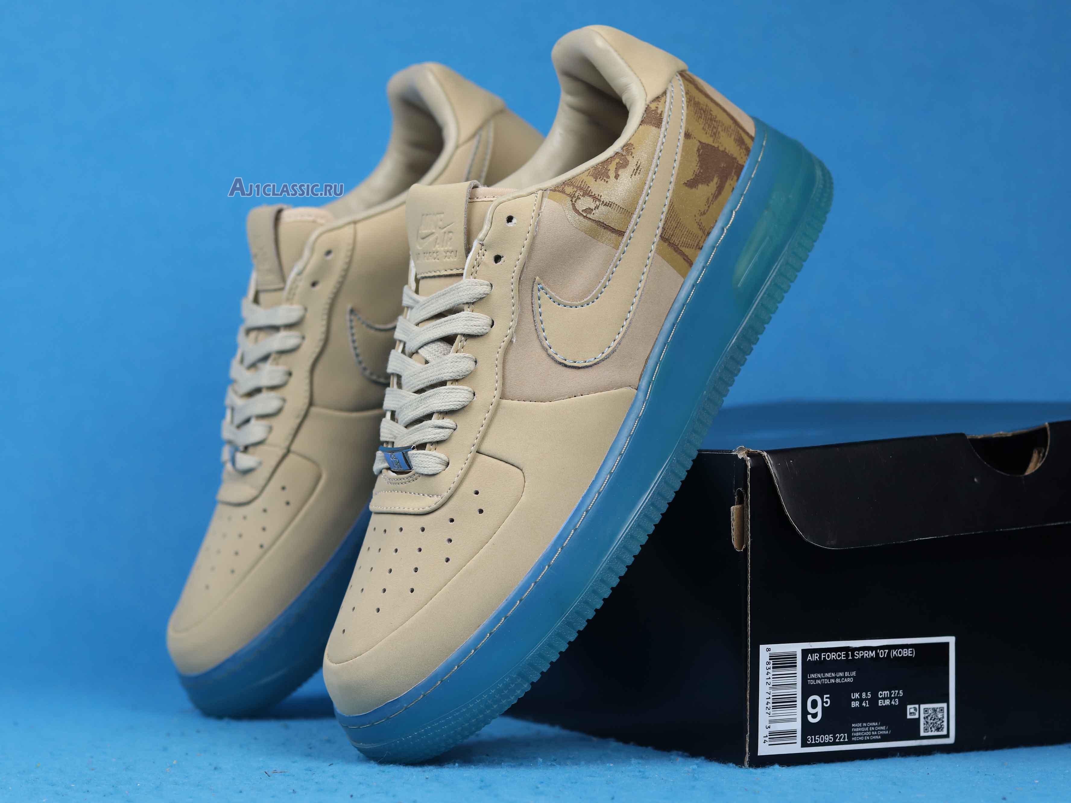 Nike Air Force 1 Supreme 07 "Kobe" 315095-221