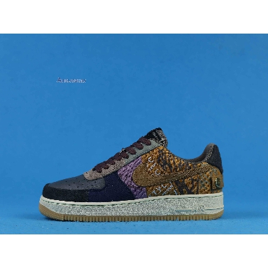 Travis Scott x Nike Air Force 1 Low Cactus Jack CN2405-900 Multi-Color/Muted Bronze/Fossil Mens Womens Shoes