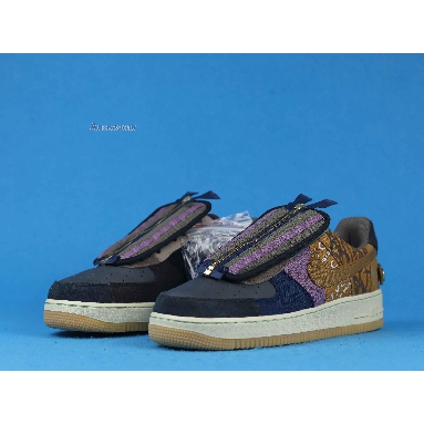 Travis Scott x Nike Air Force 1 Low Cactus Jack CN2405-900 Multi-Color/Muted Bronze/Fossil Mens Womens Shoes