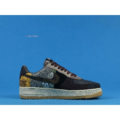 Travis Scott x Nike Air Force 1 Low Cactus Jack CN2405-900 Multi-Color/Muted Bronze/Fossil Mens Womens Shoes