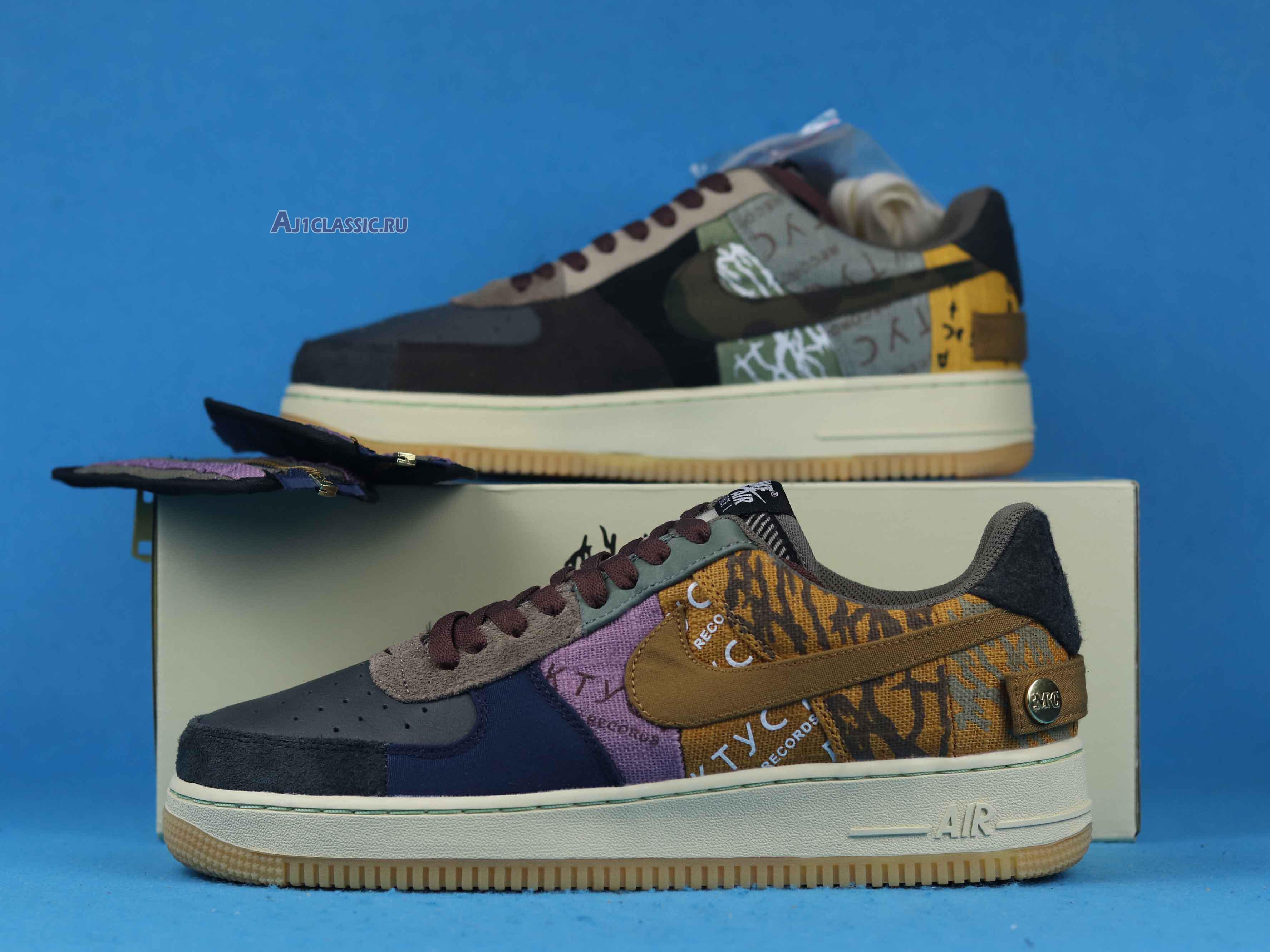 New Travis Scott x Nike Air Force 1 Low "Cactus Jack" CN2405-900 Shoes