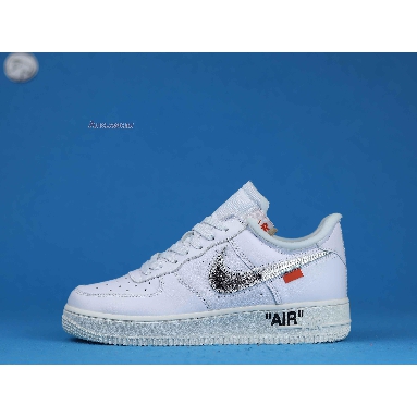 Off-White x Nike Air Force 1 Low ComplexCon Exclusive AO4297-100 White/Metallic Silver-Sail Sneakers