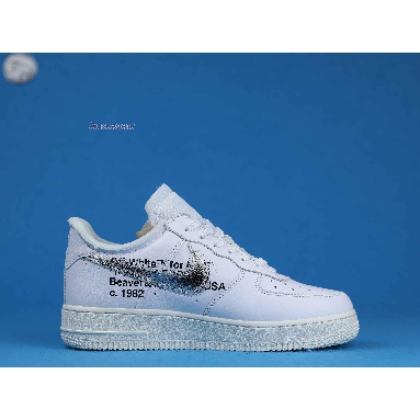 Off-White x Nike Air Force 1 Low ComplexCon Exclusive AO4297-100 White/Metallic Silver-Sail Sneakers